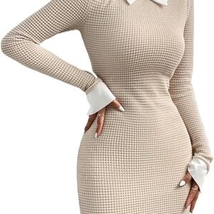 NWOT Light Academia Collegiate Mini Dress